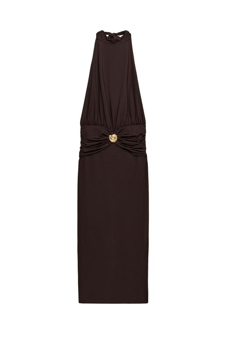 Кафява рокля на Зара/ Zara