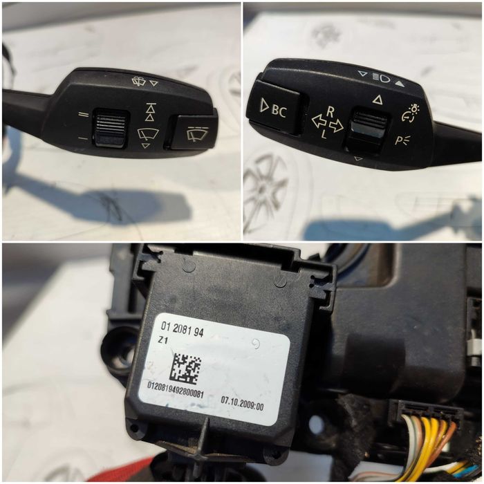 Ansamblu manete comenzi volan + spiră BMW Seria 3 E90 E91 9123032 2009 / [2005-2012] / (5A3)
