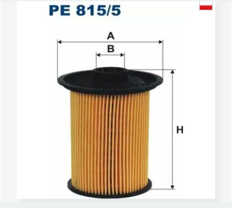 Filtru combustibil motorină PE815/5 nou, airsoft escalada