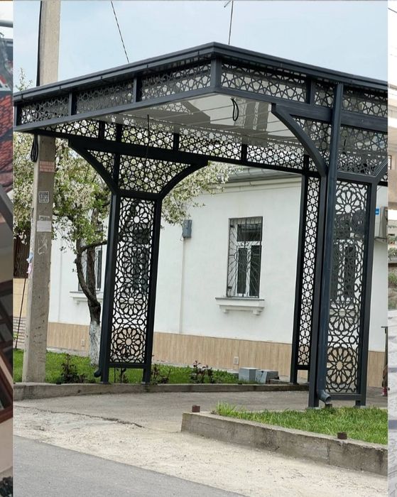 Навесы, перила, ограждение