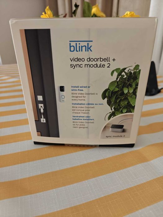 Blink Video Doorbell + Sync modul 2 White EU