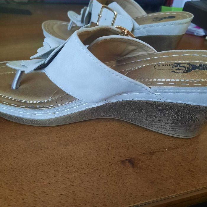 Кожаные босаножки из США