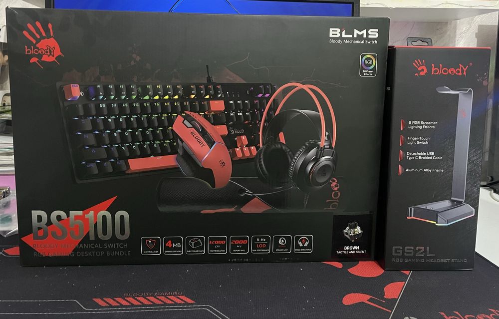 Продам игровой комплект Bloody BS5100