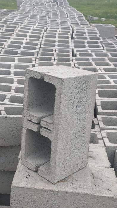 Сплитерный блок / пескоблок / шлакоблок