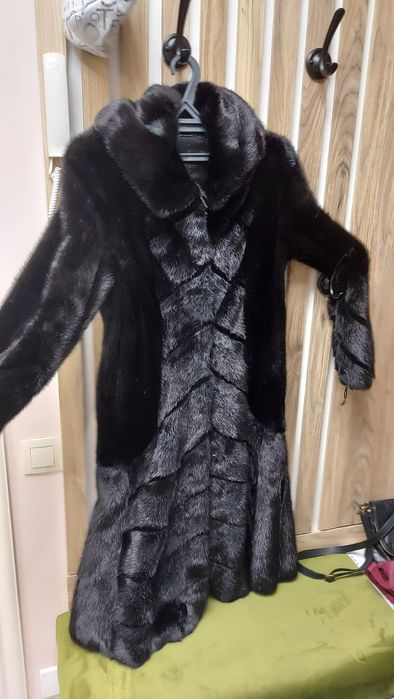 Шуба норковая длинная