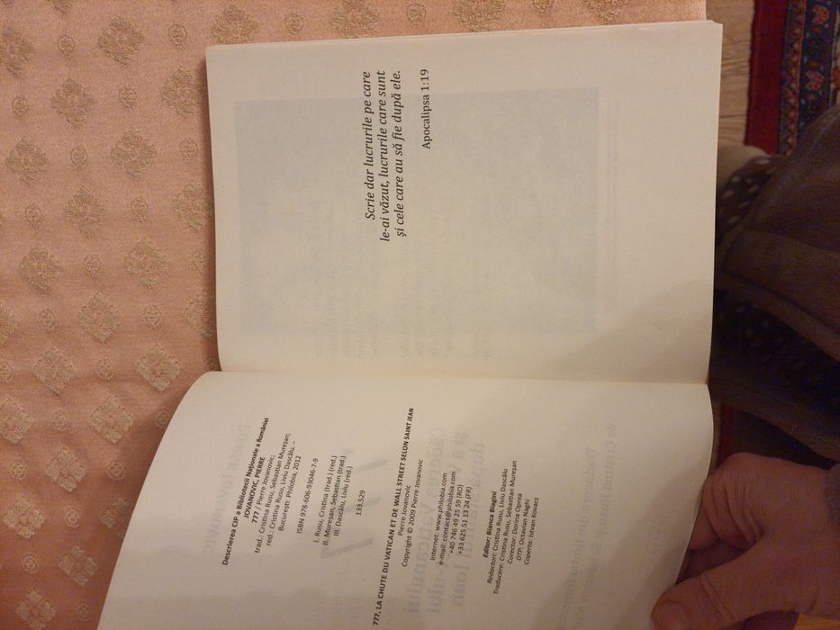 Caderea Vaticanului si a Wall Streetului dupa Sfantul Ioan 777