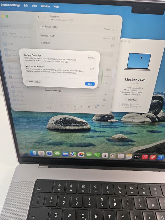 Macbook Pro 16 inch, M1 Pro 16Gb 512Gb ssd
