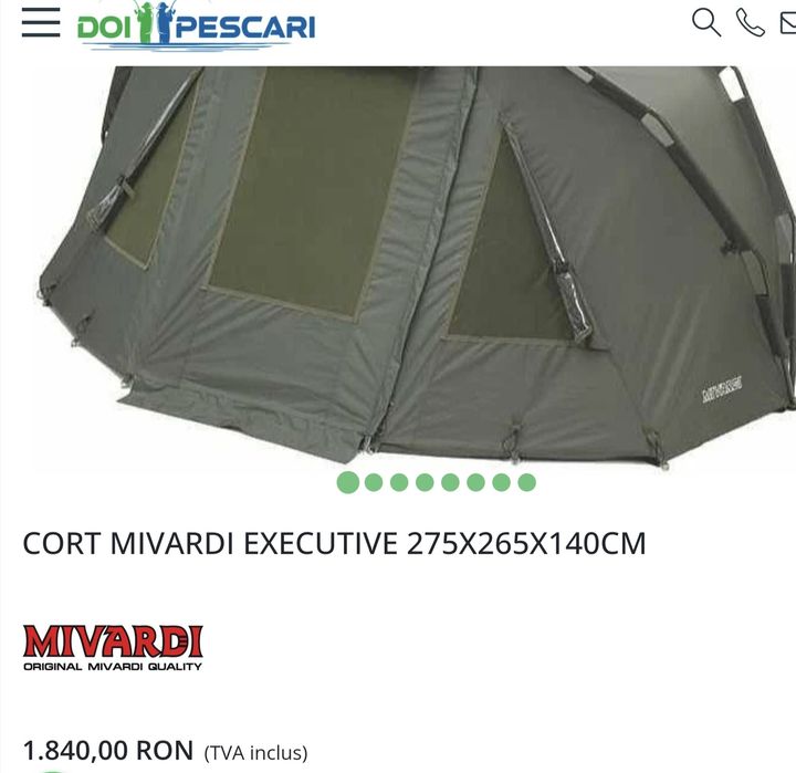 Cort + winterskin Mivardi Executive 275x265x150cm pescuit  crap somn