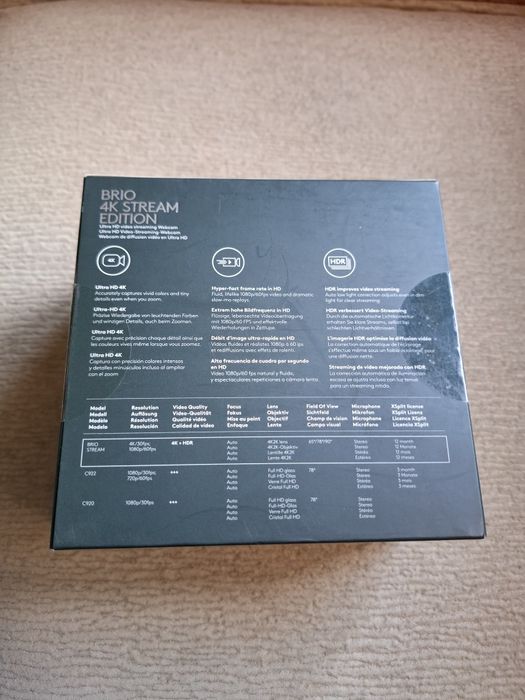 Webcam Logitech Brio 4K Stream Edition