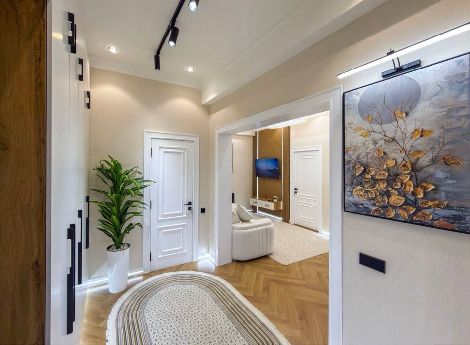 3/5/7 новостройка Новый ремонт мебелью техника Ялангач ЖК ЮУТ