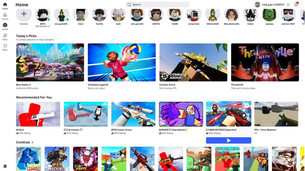 аккаунт в роблокс