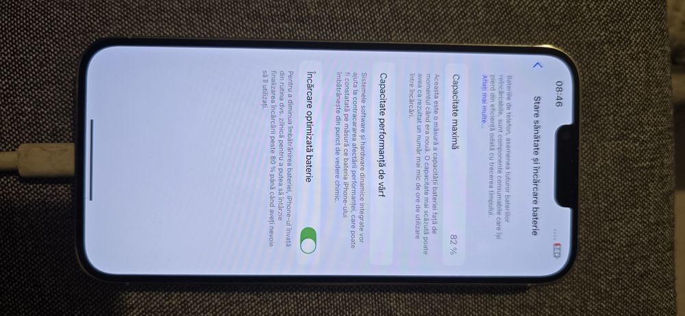 Vând iphone 13 pro max spart spate