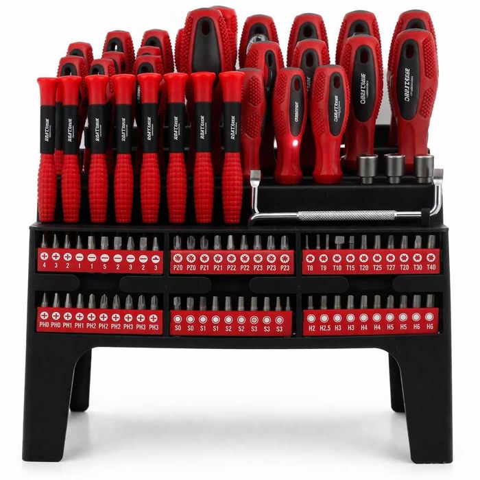 Set surubelnite si biti 100 piese Kraft&Dele profesional