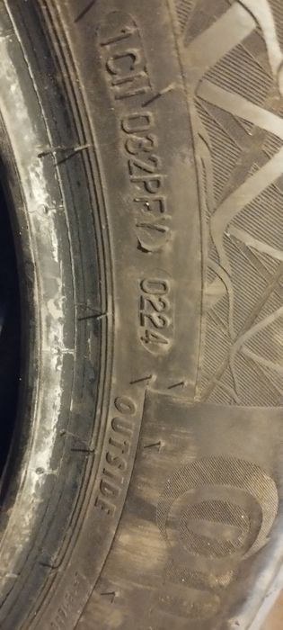 4 броя летни гуми Continental,dot 2024,перфектни,205/55/16