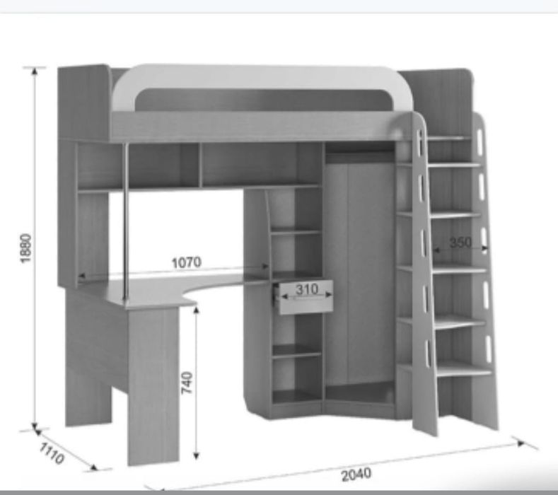 Детская кровать - комплекс