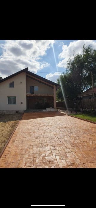 #beton amprentat si elicopterizat# pavaj din beton amprentat