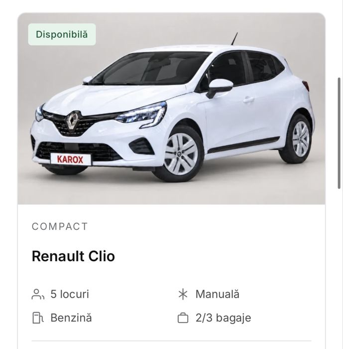Închirieri Auto Vâlcea | KAROX | FARĂ GARANȚIE | CASCO Full
