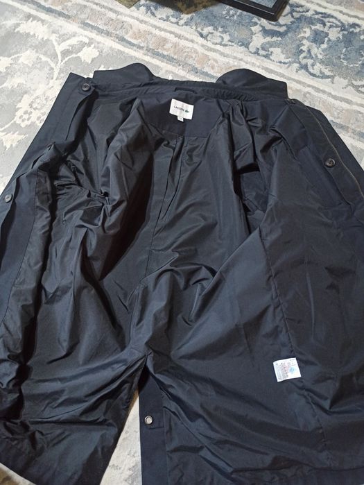 Мужской тренч плащ Lacoste