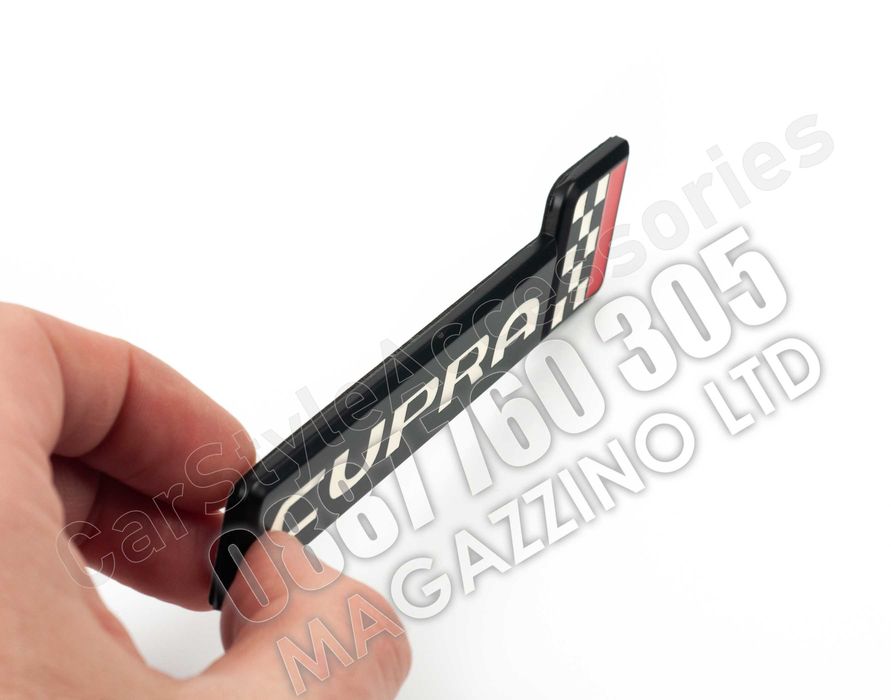 Seat Cupra Емблема Хром или Черен Мат за Задна Броня Калник