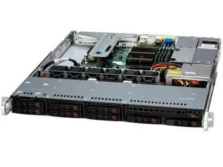 СерверSupermicro SYS-111R-M: Xeon E-2436, 32Gb DDR5-4800, 2× SSD 480Gb