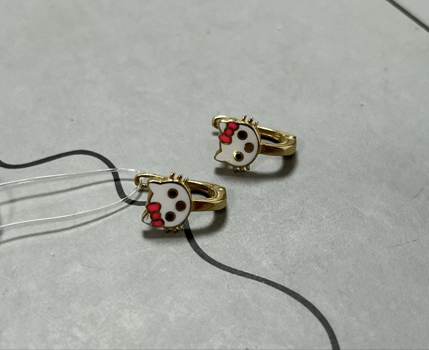 Золотые серьги/Рассрочка без процентов/Bari Bar shop