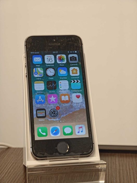 iPhone 5s 16GB Space Gray – NOU | Baterie 0 cicluri | 300 lei