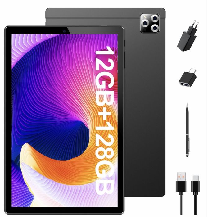 Tableta 10 inch , android 13, 12 gb ram, octa core, 128 gb memorie
