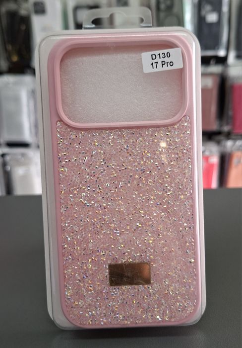 Гръб Swarovski за IPhone 17 Pro блестящ кейс за страхотна защита
