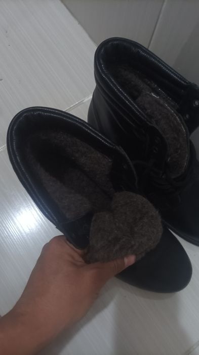 Ботинки кожаные ортопедические