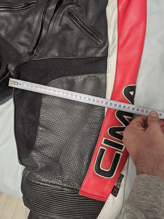 Pantaloni moto Cima din piele