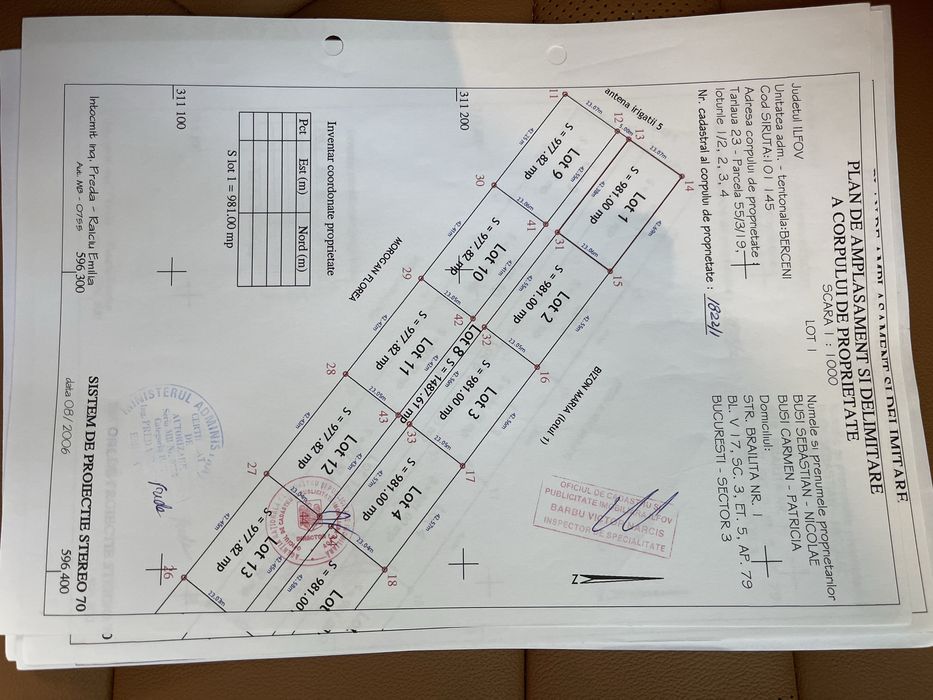 2 Terenuri Com Berceni lac Mamina