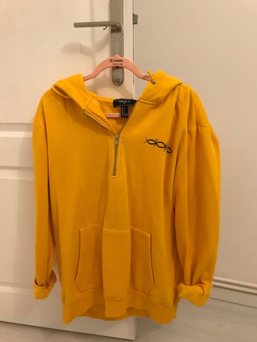 Hanorac Oversized Forever21 galben