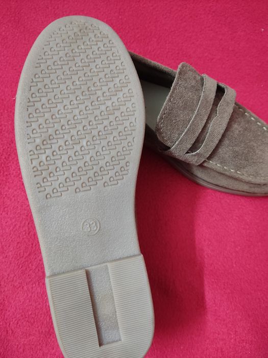 Детские балетки лоферы новые 33р