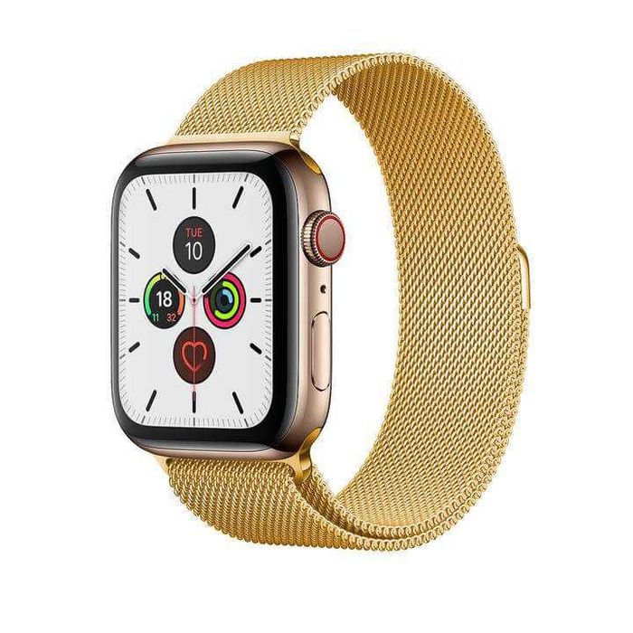 Curea Apple Watch 38 40 41 42 44 45 46 49 mm Stainless Steel Gold