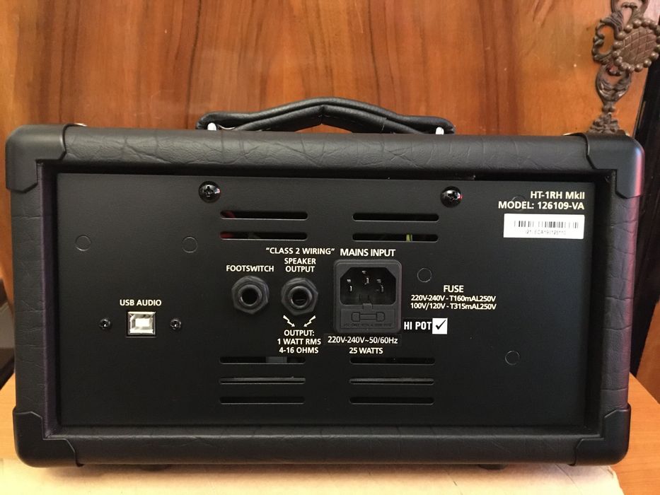 BLACKSTAR HT1-RH Mk II Amp Head 2 canale, pe tuburi, absolut nou în cutie