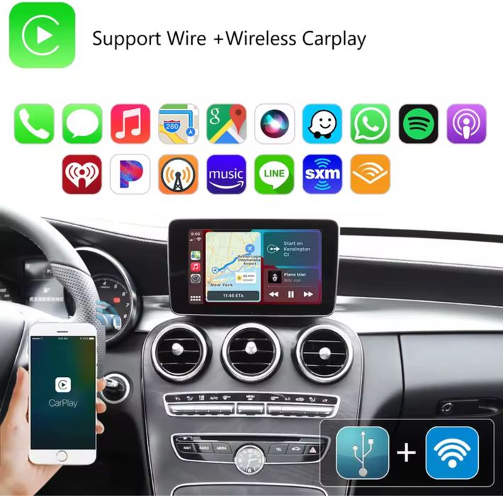 Wireless Carplay/Android Auto модул за Mercedes-Benz (NTG 5.0)