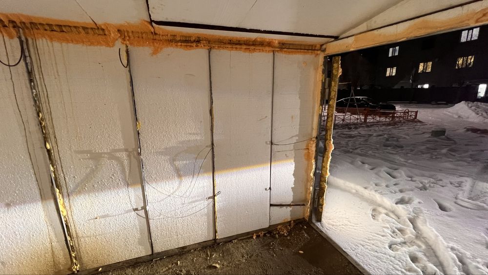 Металлический утепленный гараж