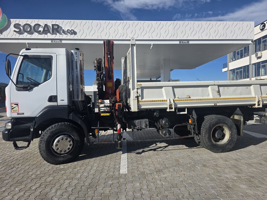 Vand sau schimb renault kerax 320 bascula cu macara  Variante cu atv sau bascula cu macara 10/12 t ofer diferenta daca ii nevoie