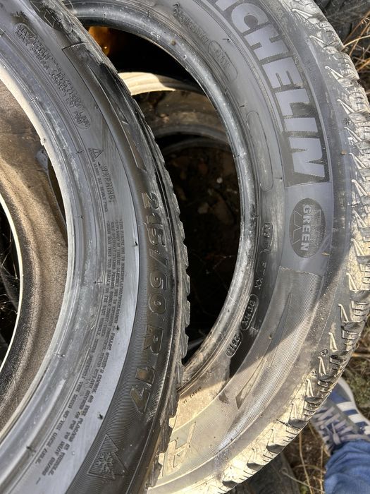 4 зимни гуми michelin 215 60 17 8mm