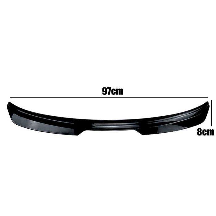 Eleron Prelungire Lip Haion Volkswagen VW Scirocco 2015+ Negru Lucios