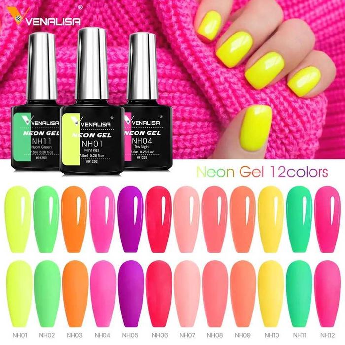 VENALISA Summer Neon Color / гел лак серия неон
