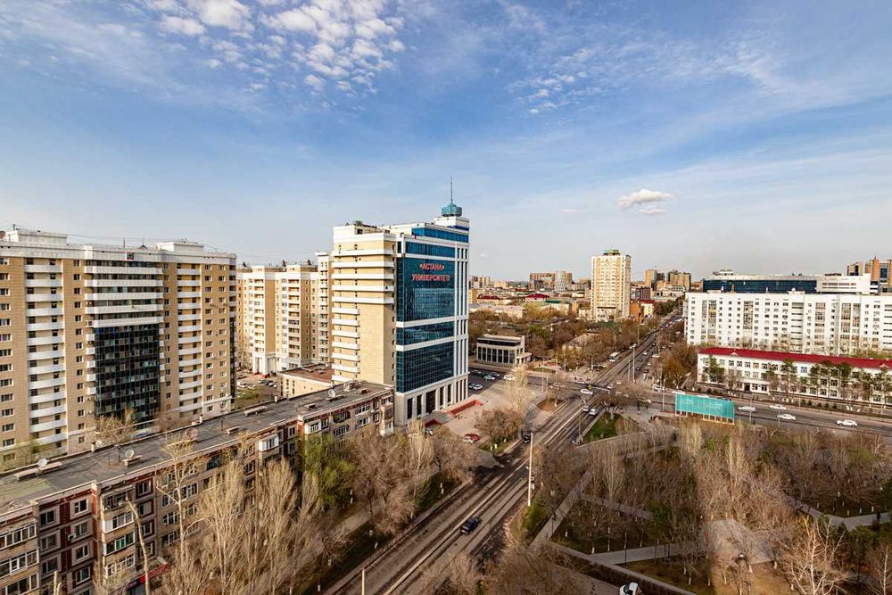 2-комнатная посуточно в старом центре в Астане