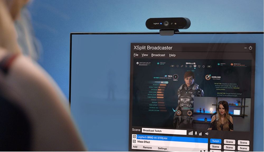 Logitech MX Brio 4K — Профессиональная веб-камера Ultra HD