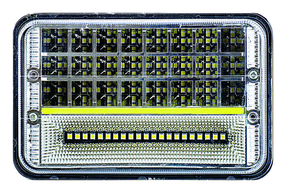 Proiector LED cu DRL 45W 2 faze 12/24V.
