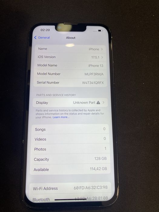 Iphone 13 128 gb id-ptv6469