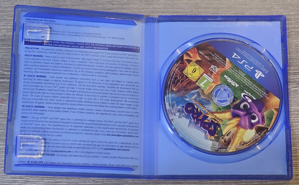 PS4 игра Spyro Reignited Trilogy