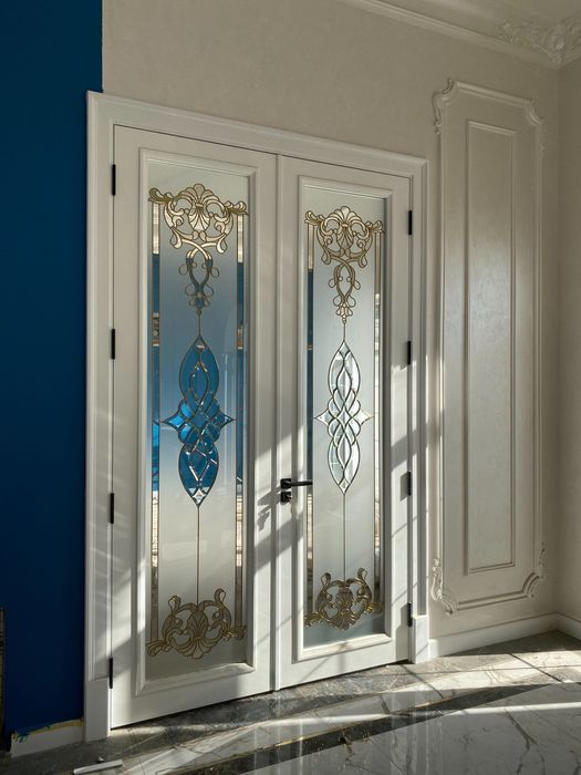 Vitraj oynalar. Uyingizni ko’rkiga kork qoshuvchi MDF, Akfa uchun