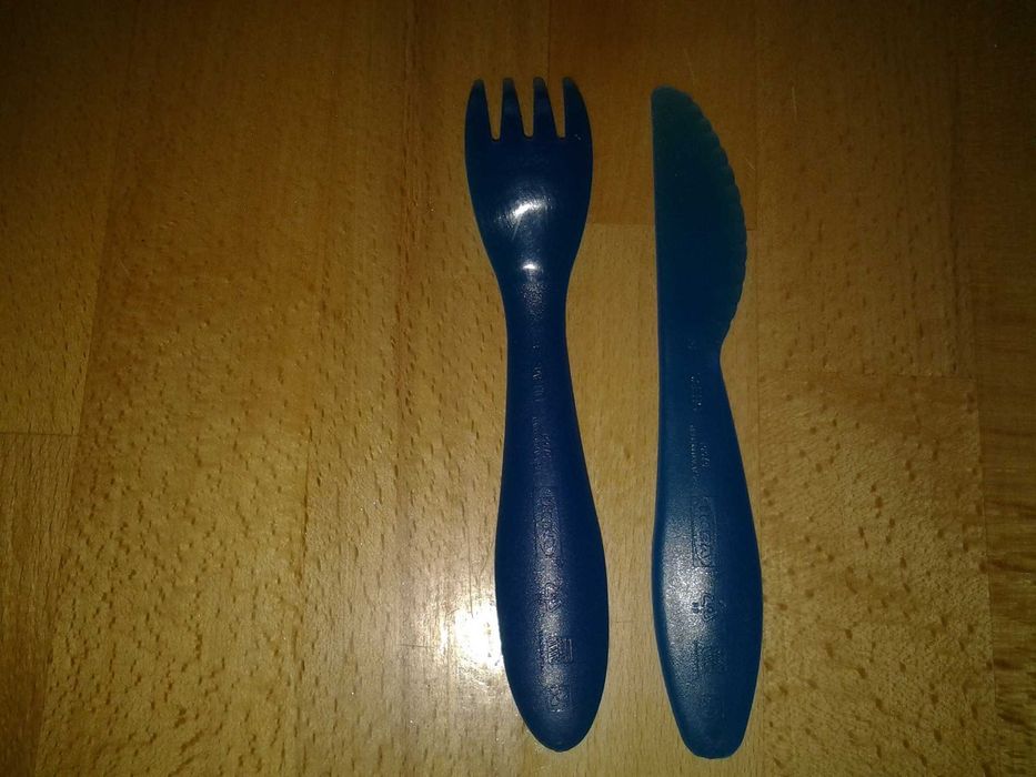 IKEA KALAS baby set tacâmuri bebe albastru