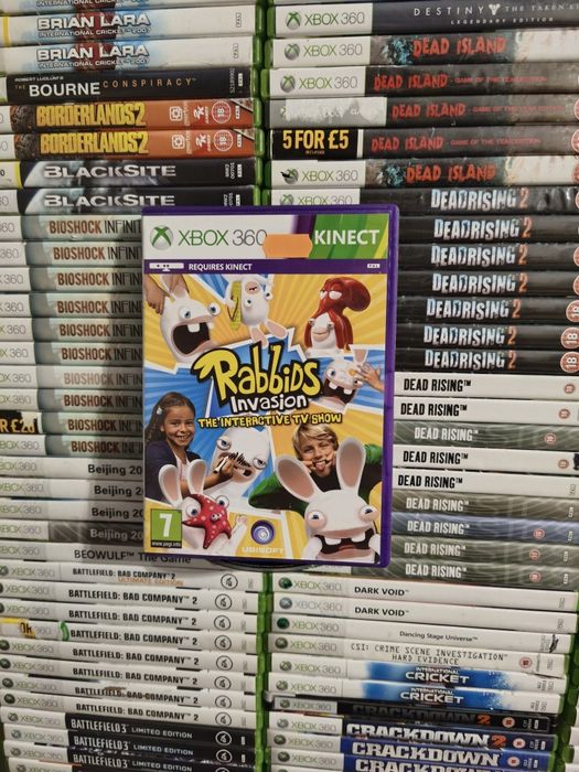 Joc/jocuri Kinect Rabbids Invasion The Interactive TV Show Xbox360