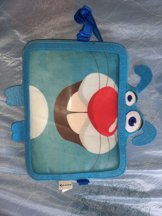 Сумка подушка детская с карманом